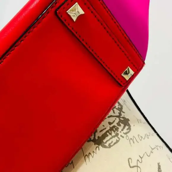 Kate Spade New York 2 Park Avenue Beau Bag in Pink and Red - Picture 8 of 16